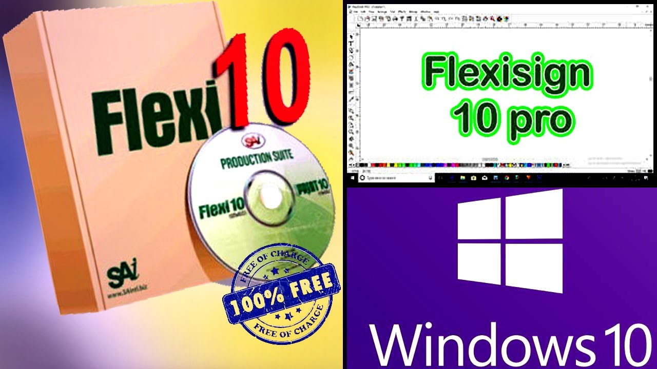 flexisign pro 10 free download with crack windows 10